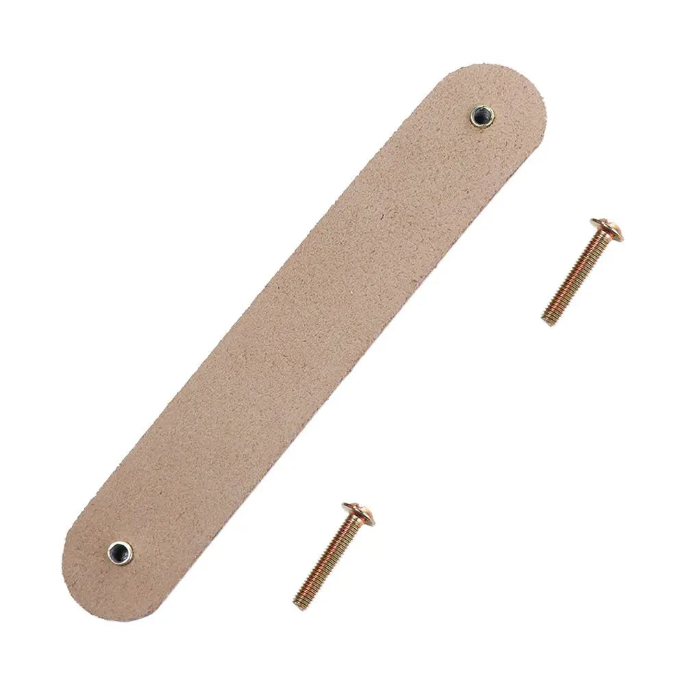 Furniture Modern Style Kitchen Wardrobe Cabinet Environmentally Soft Door Pulls Furniture Knobs Drawer Handle Leather Handle
