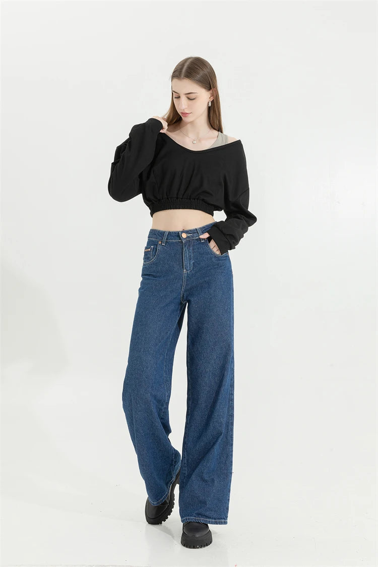 Woman Sweatshirt Hoodies Fashion Female Chic Loose Casual Streetwear Patchwork Ins Street Y2K Fake Two Pieces Hoodies Crop Top