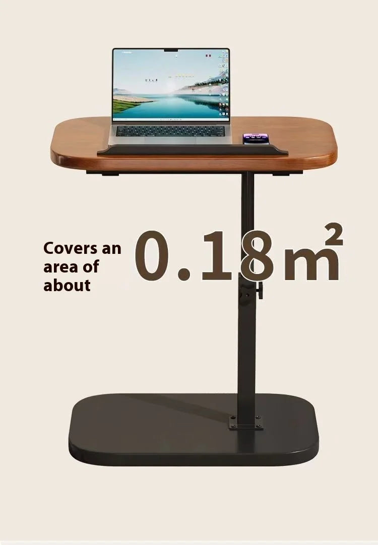 Mobile adjustable edge table Household foldable Mobile Lift Computer Desk Folding living room Desk Dormitory Bedside Table