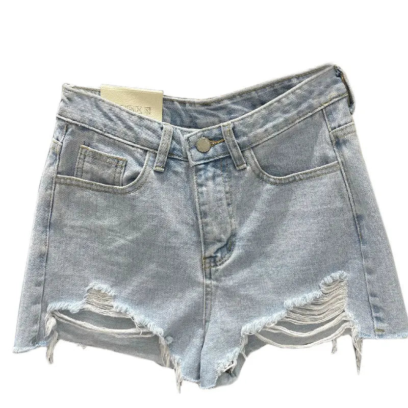 Korean A-Line Summer Denim Shorts