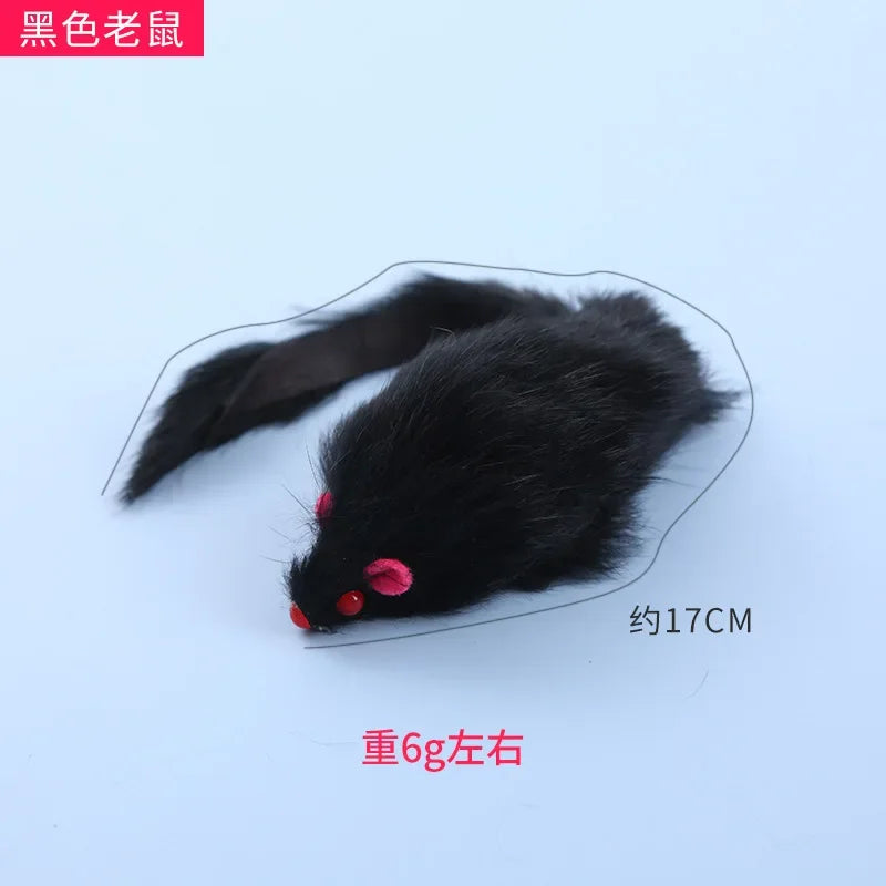Cat Toy Mouse Contains Rattonite Bite Resistant Pet Supplies Interactive Cat Toy Plush Mouse Juguetes Para Gatos Rascador Gato