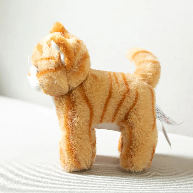 Smiling, Fun, Cute Kitten Makes You Happy Plush Toys 8-inch Cat Plush Toys