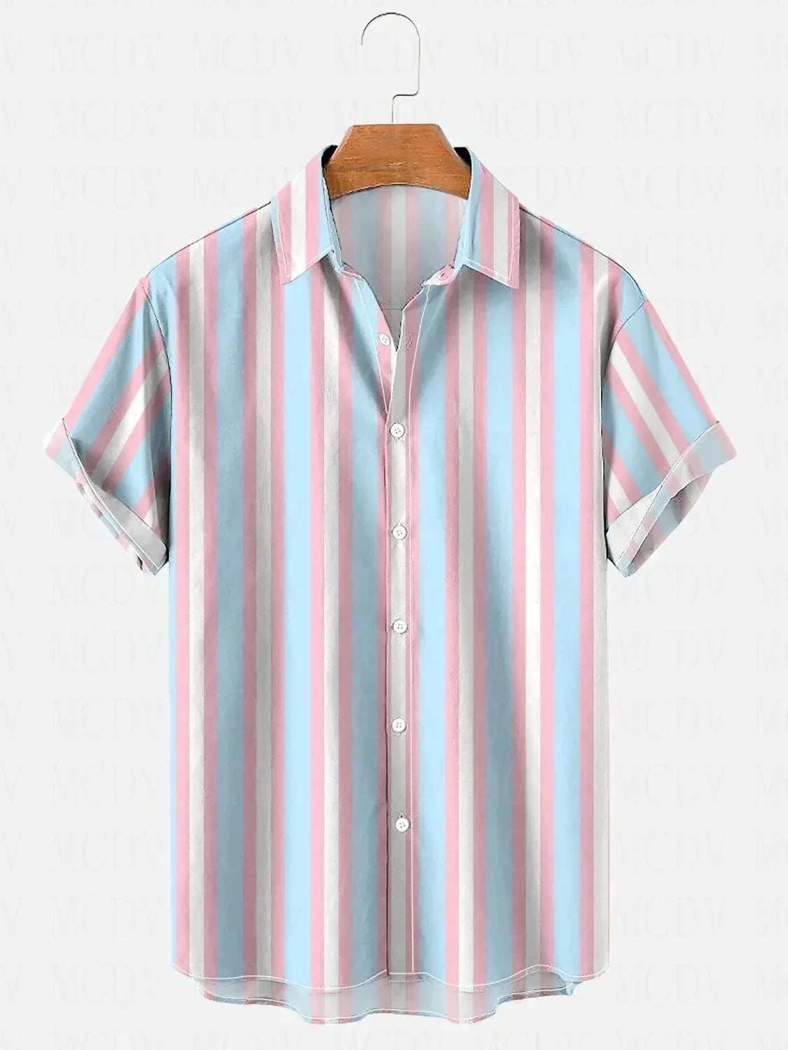 Bear Pride Flag Printed Shirt Hawaiian Shirts Summer Women For Men Tops