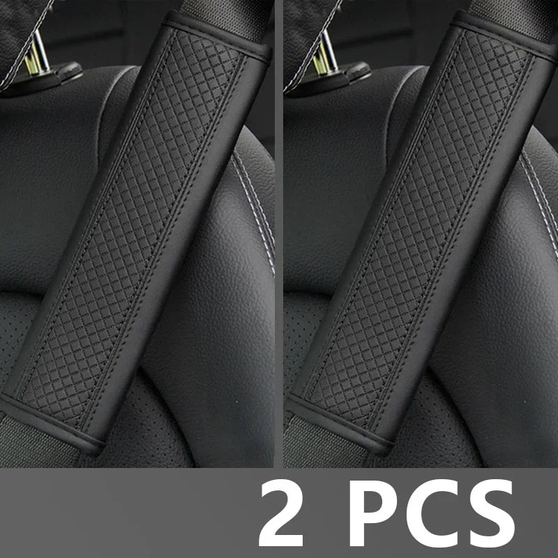 Car Accessories, Seat Belt Shoulder Protection, PU Leather Seat Belt Protective Cover, Comfortable And Breathable Car Supplies