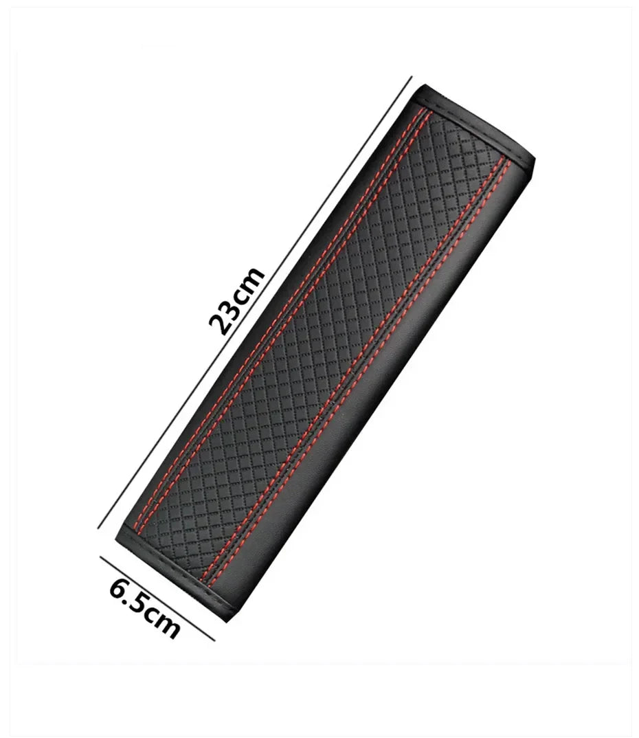 Car Accessories, Seat Belt Shoulder Protection, PU Leather Seat Belt Protective Cover, Comfortable And Breathable Car Supplies