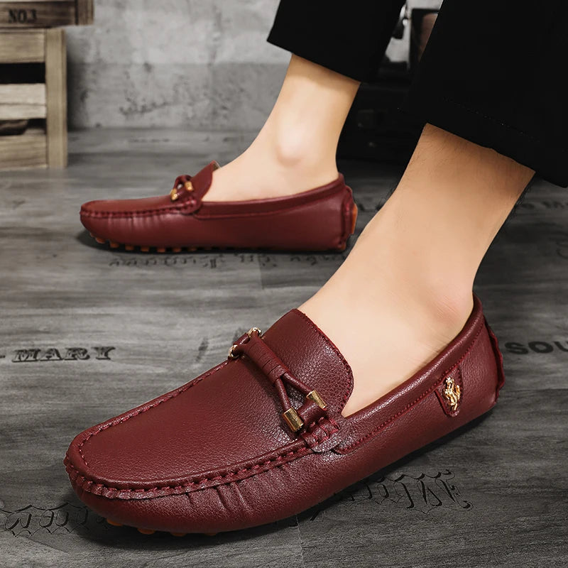 Mens Dress Shoes Men's Formal Leather Shoes for Men Elegant Casual Business Social Male Shoe Wedding Party Shoes Driving Shoe