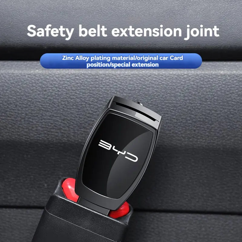 New Adjustable Car Interior Seat belt Clip Metal Extenders Car Safety Belt Extension Car Accessories For BYD Car