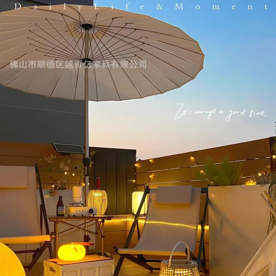Cross-border outdoor mid-column outdoor sun camping courtyard leisure B & B garden
