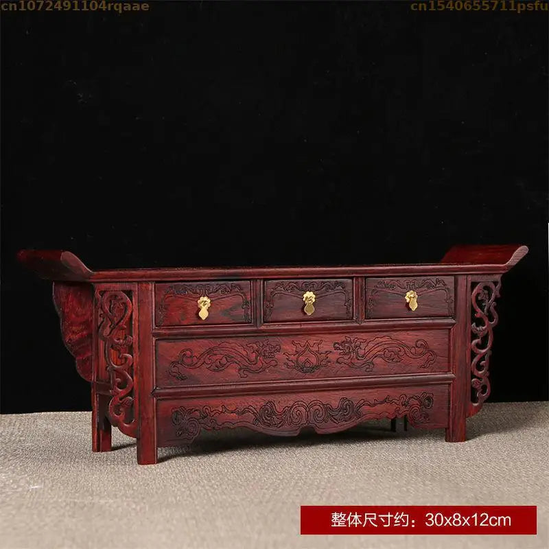 Miniature Antique Furniture Mini Table Models Chinese Handicrafts Doll Houses TV Movie Photographed Scene Retro Furniture Props