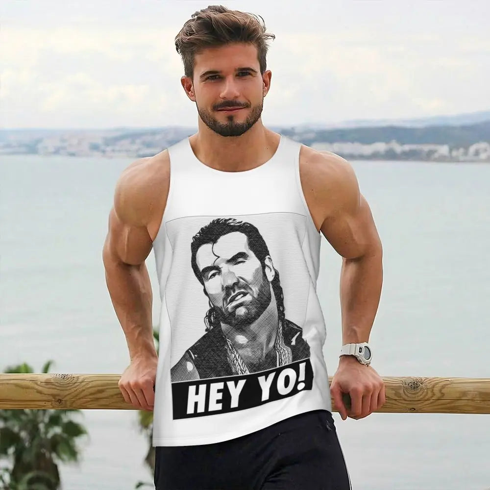 Men's Rip Razor Ramon Hey Yo Tank Top Fitness Sports Sleeveless Tops Summer Wrestling Legend Vest 3D Quick Drying Tops