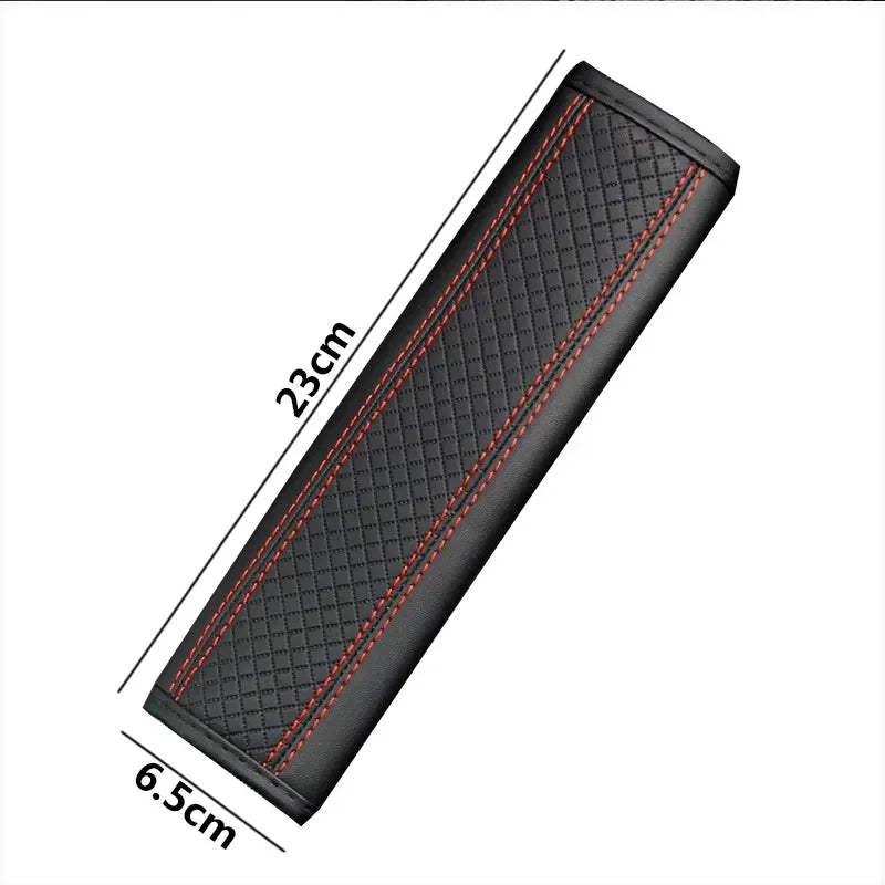 Car Accessories, Seat Belt Shoulder Protection, PU Leather Seat Belt Protective Cover, Comfortable And Breathable Car Supplies