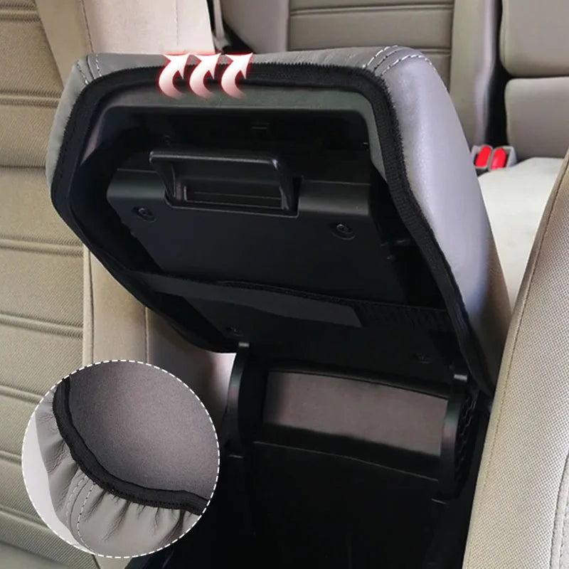 For Honda CRV 2018 Accessories CR-V 2017 2019 2020 2021 Car Center Console Armrest Box Cover Leather Protective Cover Trim
