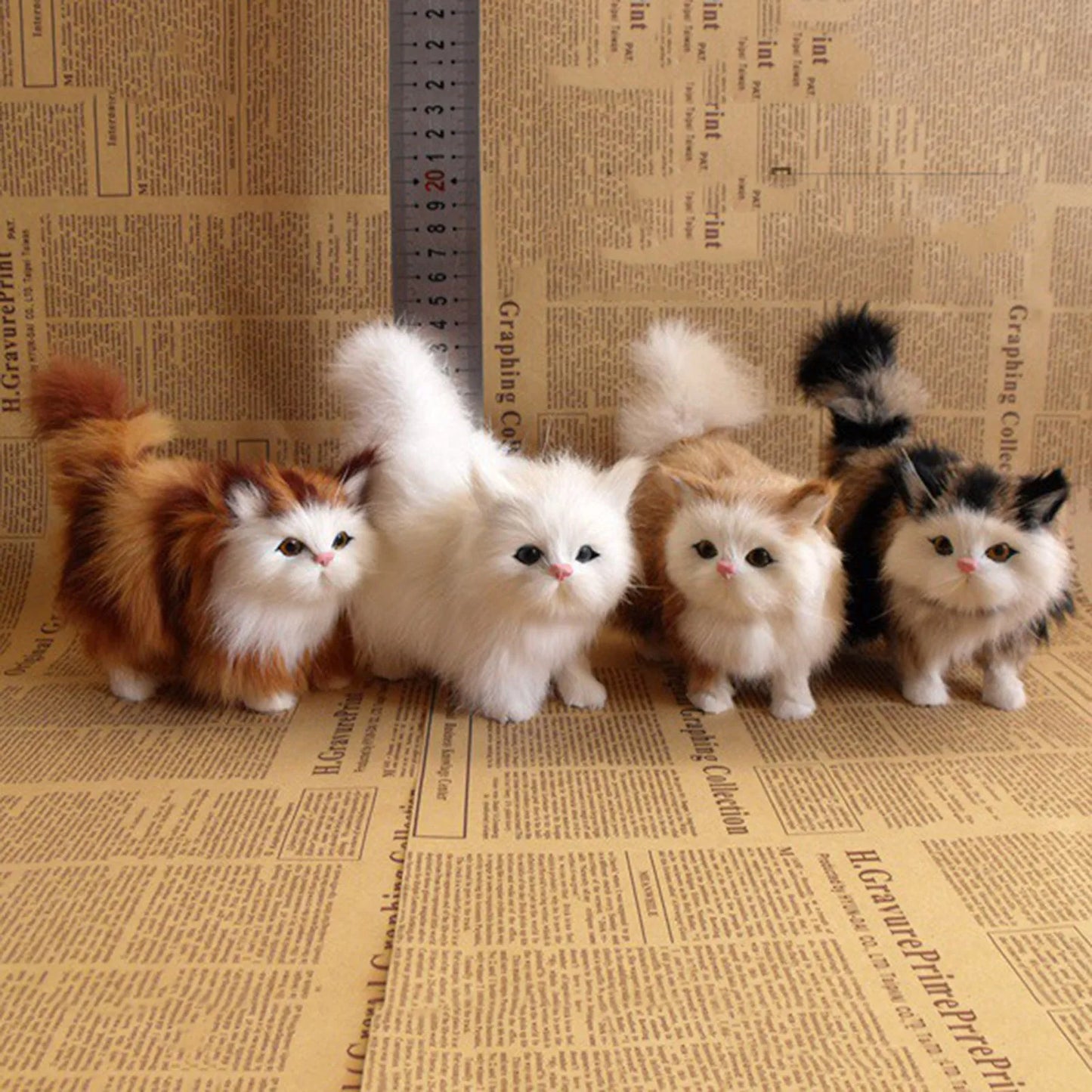 Simulation Cat Toys Plush Toys Simulation Models Children'S Gifts Cadeaux InvitéS هدايا