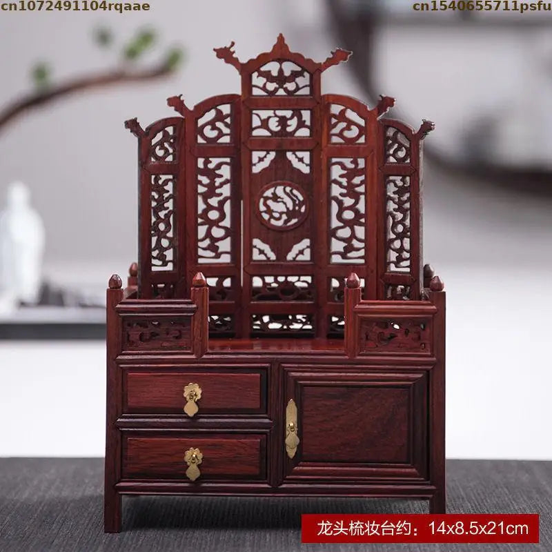 Miniature Antique Furniture Mini Table Models Chinese Handicrafts Doll Houses TV Movie Photographed Scene Retro Furniture Props