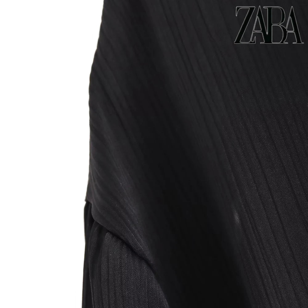 TRAF Women's Pure Colour Casual Commuter Suit Suit Double Breasted Lapel Jacket High Waisted Wide Leg Pants Women's Two Pieces