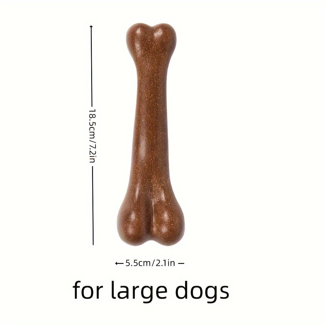 Durable Beef Flavored Dog Chew Toy, Polypropylene Bone Shaped Teeth Cleaning Chew for All Breed Sizes, Interactive Training Pet Toy for Oral Care and Dental Health