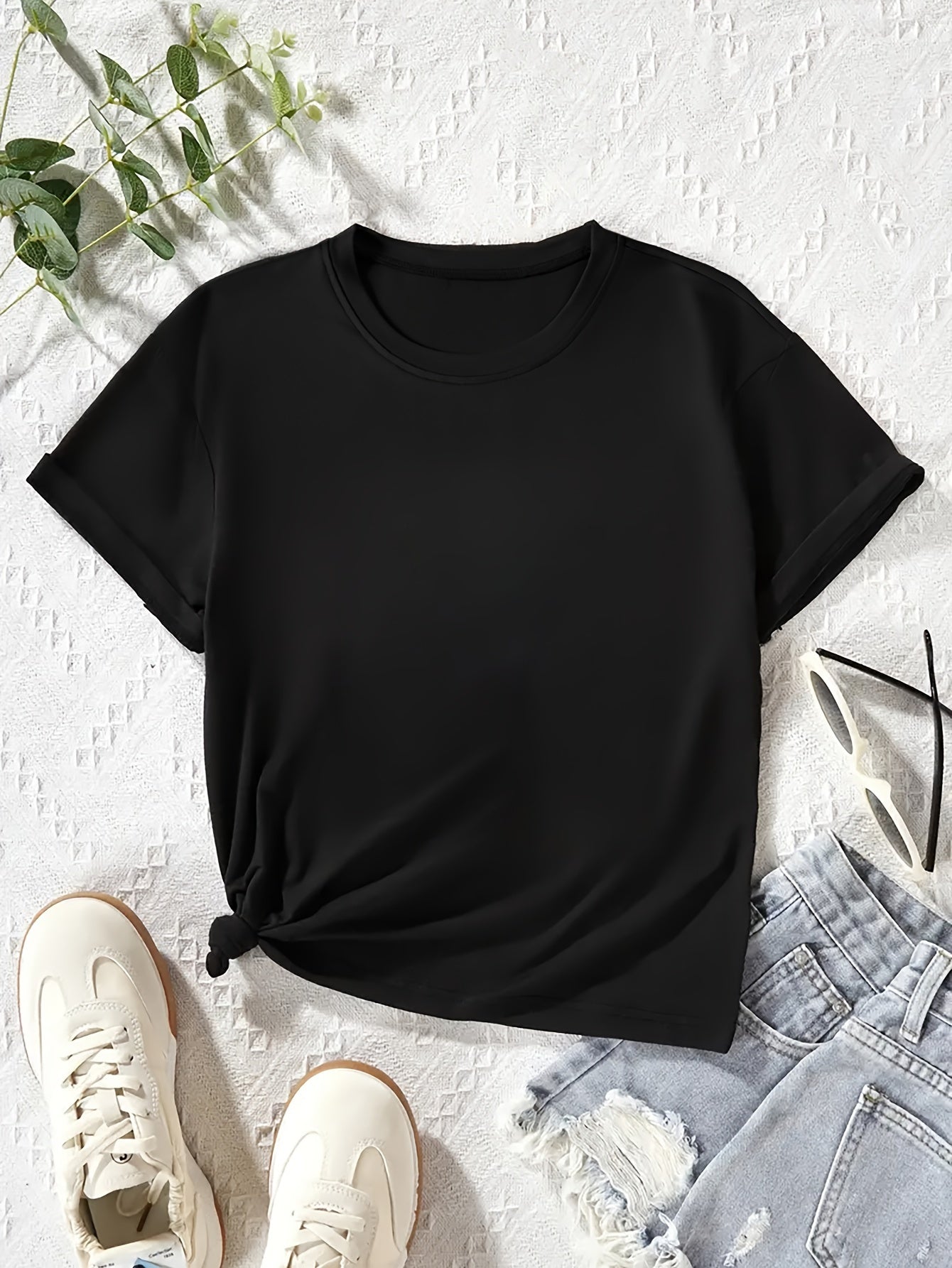 Cartoon Frog With Bubble Tea Graphic Print Creative T-Shirts, Soft & Elastic Comfy Crew Neck Short Sleeve Tee, Girls' Summer Tops, Suitable For Daily Wear