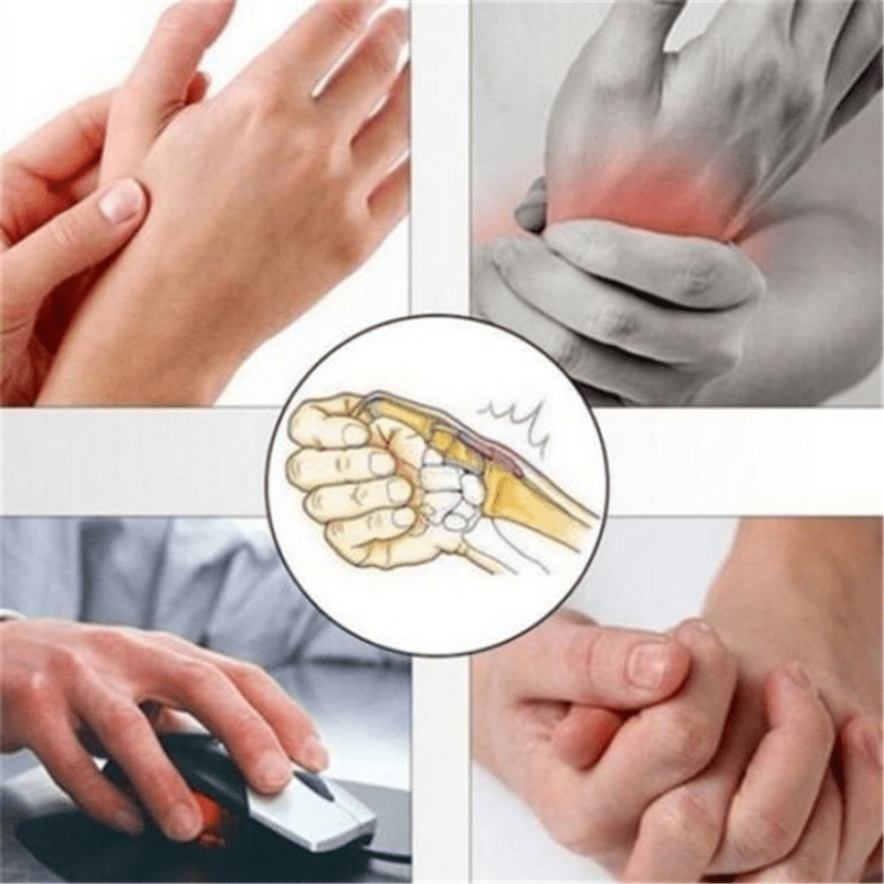 1 Pair New Wrist Supports Magnetic Therapy Health Care Sports Protection Braces Belt Relief Wrist Brace Tourmaline Self-Heating