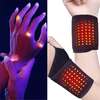 1 Pair New Wrist Supports Magnetic Therapy Health Care Sports Protection Braces Belt Relief Wrist Brace Tourmaline Self-Heating