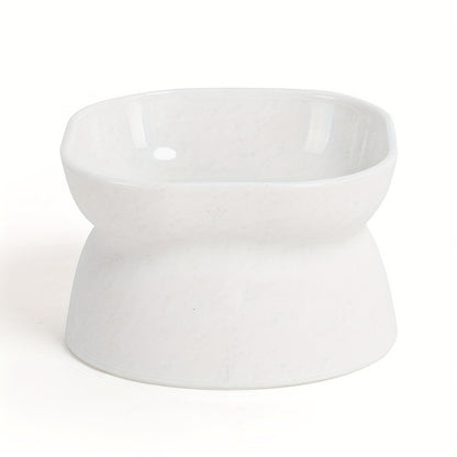 Ergonomic Anti-Spill Cat Bowl: Health-Conscious, Sleek Design for Food & Water