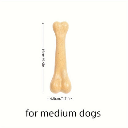 Durable Beef Flavored Dog Chew Toy, Polypropylene Bone Shaped Teeth Cleaning Chew for All Breed Sizes, Interactive Training Pet Toy for Oral Care and Dental Health