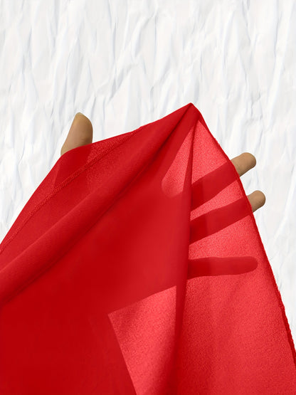 Solid Layered Cloak Sleeve Blouse, Versatile Crew Neck Blouse For Spring & Fall, Women's Clothing
