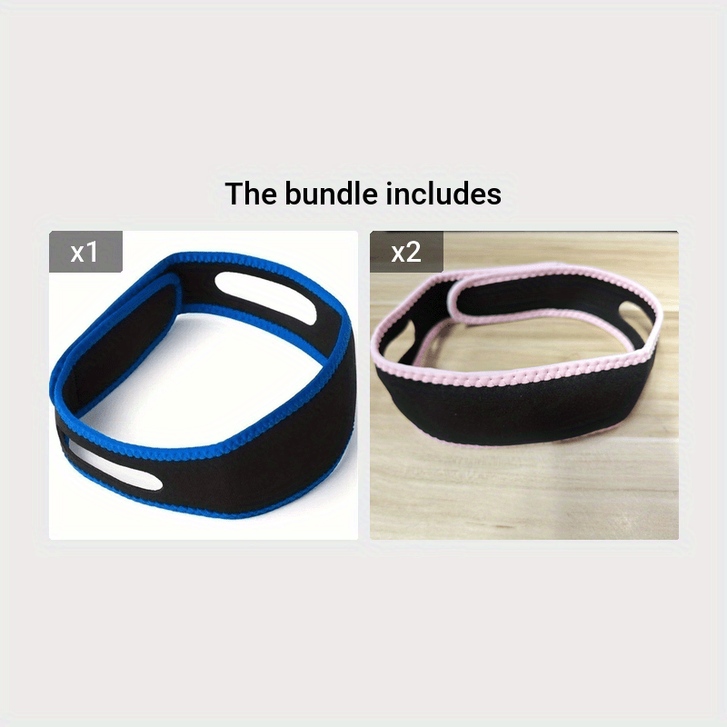 1pc Anti Snore Chin Strap Stop Snoring Snore Belt Sleep Apnea Chin Support Straps For Woman Man Health Care Sleeping Aid Tools