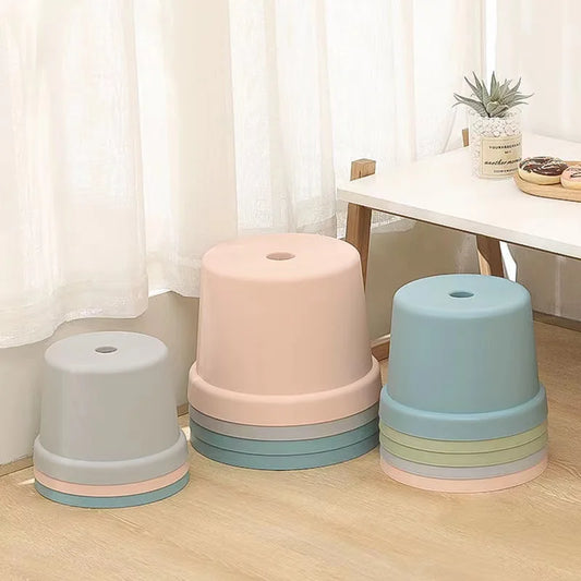 2025 stool household stacking thickened low stool sofa stool