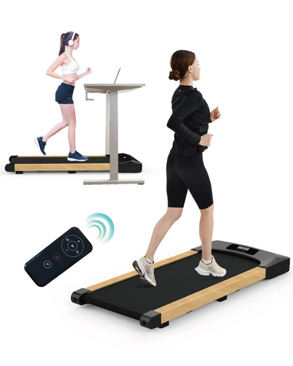 Portable Electric Mini Flat Running Treadmill Home Gym Exercise Under Desk Walking Pad Motorized Treadmill