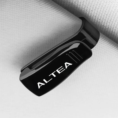 Car Glasses Clip Holder Auto Accessories For Seat Leon Ibiza Ateca Arona Cordoba Toledo Altea Alhambra Arosa Exeo Mii Tarraco