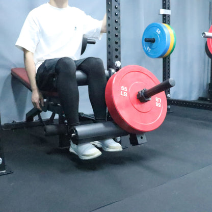 Leg Curl and Extension Rack Attachment - Versatile Gym Equipment for Targeted Lower Body Workouts