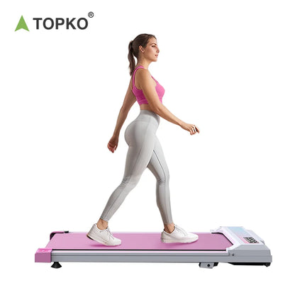 TOPKO US Warehouse Underdesk Treadmill with Removable Desk Fitness Exercise Running Machine Gym Home Use Folding Treadmill