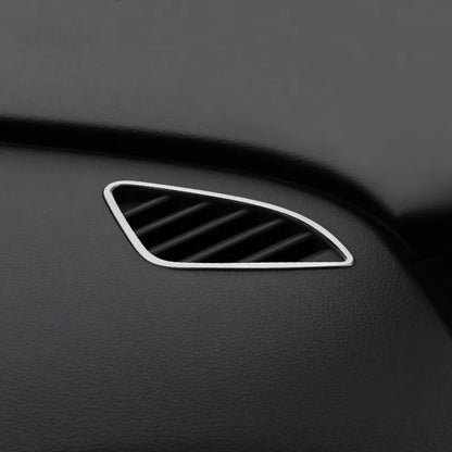 Car Accessories For Audi Q3 2012-16 Central CD Panel Cover Trim Air Conditioner Outlet Frame Door Armrest Decoration Strips