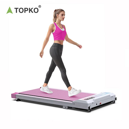 TOPKO US Warehouse Underdesk Treadmill with Removable Desk Fitness Exercise Running Machine Gym Home Use Folding Treadmill