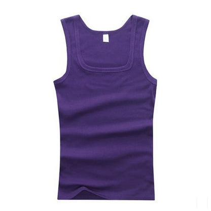 Men Sports Tank Tops Casual Tank Tops Summer Bodybuilding Sleeveless Vest Gym Fitness Slim Casual Undershirt simple Tank Tops