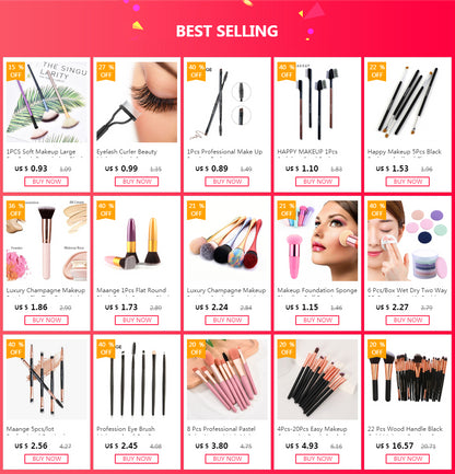 Beauty White Cosmetic Brushes Guards Mesh Flexible Net Protectors Cover Sheath 20Pc Convenient Maquiagem Brochas Maquillaje Tool