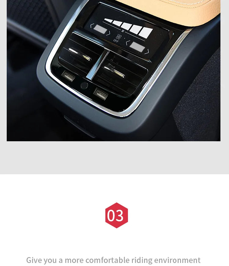 car Accessorie for volvo XC60 XC90 S60 V60 V90 S90 V60CC Replacement of interior accessories for rear seat decorations