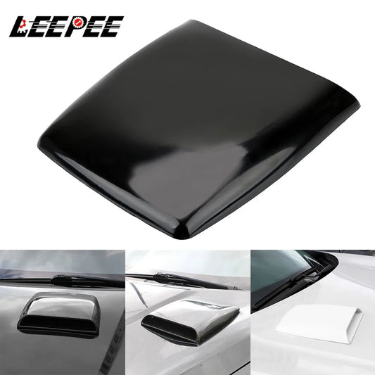 Universal Car Hood Scoop Air Outlet Cover Decoration Air Flow Intake Vent Cover Auto Air Flow Vent Cover Accessories Car Styling