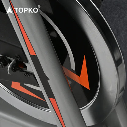 TOPKO US Warehouse Premium Gym Workout Spin Bike Magnetic Control Adjustable Spin Bike