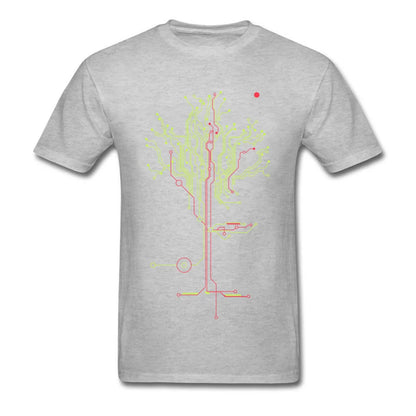 Men's Tops Tees Tree of Tomorrow IC Circuit Board Creative Design Youth Tshirt Oversized Fashion Cool Tops Tees Sweatshirt