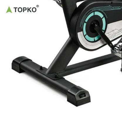 TOPKO US Warehouse Gym Use Riding Training Spin Bike Heavy Duty Adjustable Spin Bike