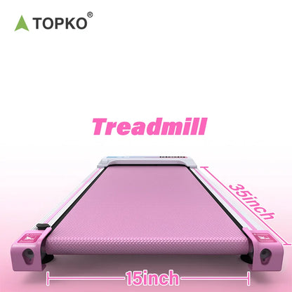 TOPKO US Warehouse Underdesk Treadmill with Removable Desk Fitness Exercise Running Machine Gym Home Use Folding Treadmill