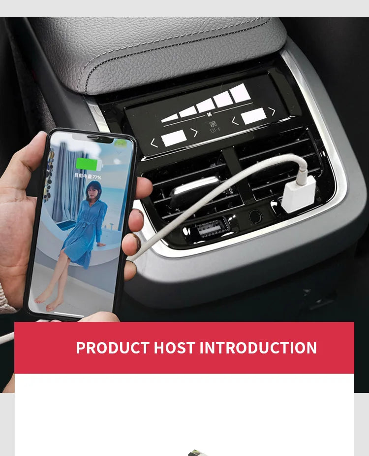 car Accessorie for volvo XC60 XC90 S60 V60 V90 S90 V60CC Replacement of interior accessories for rear seat decorations