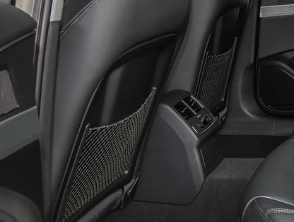 Car Interior Accessories For Audi A4 B8 A5 Q3 A3 A6 C7 Q5 B9 Q7 Rear Seat Back String Net Mesh Storage Pocket Auto Organizer