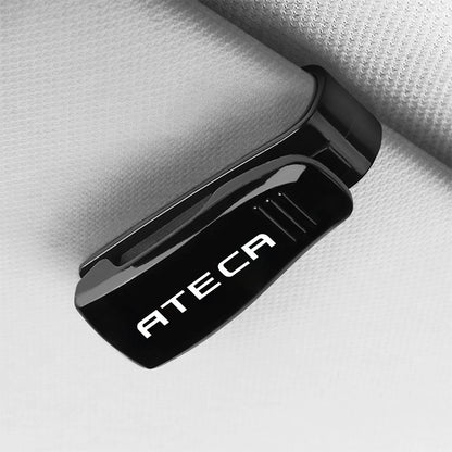Car Glasses Clip Holder Auto Accessories For Seat Leon Ibiza Ateca Arona Cordoba Toledo Altea Alhambra Arosa Exeo Mii Tarraco