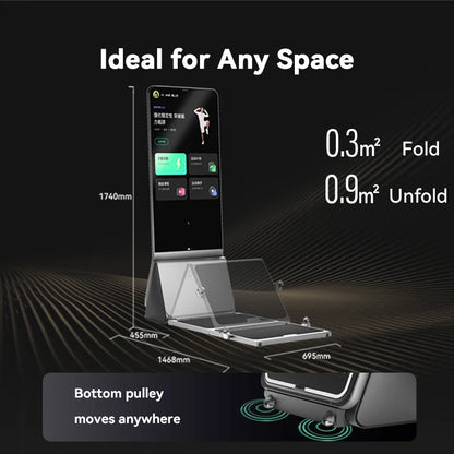 Home Decor-Friendly Smart Mirror Women's Gym Wall-Mounted Sports Equipment Multi-Function Station for Home Gym