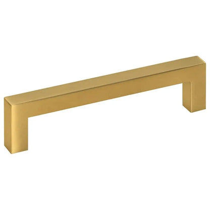 W2B VidaXL Standard Durable Cabinet Handle Set 10 Gold Stainless Steel 96mm 128mm for Closet Wardrobe Drawer Made Zinc Alloy Gym