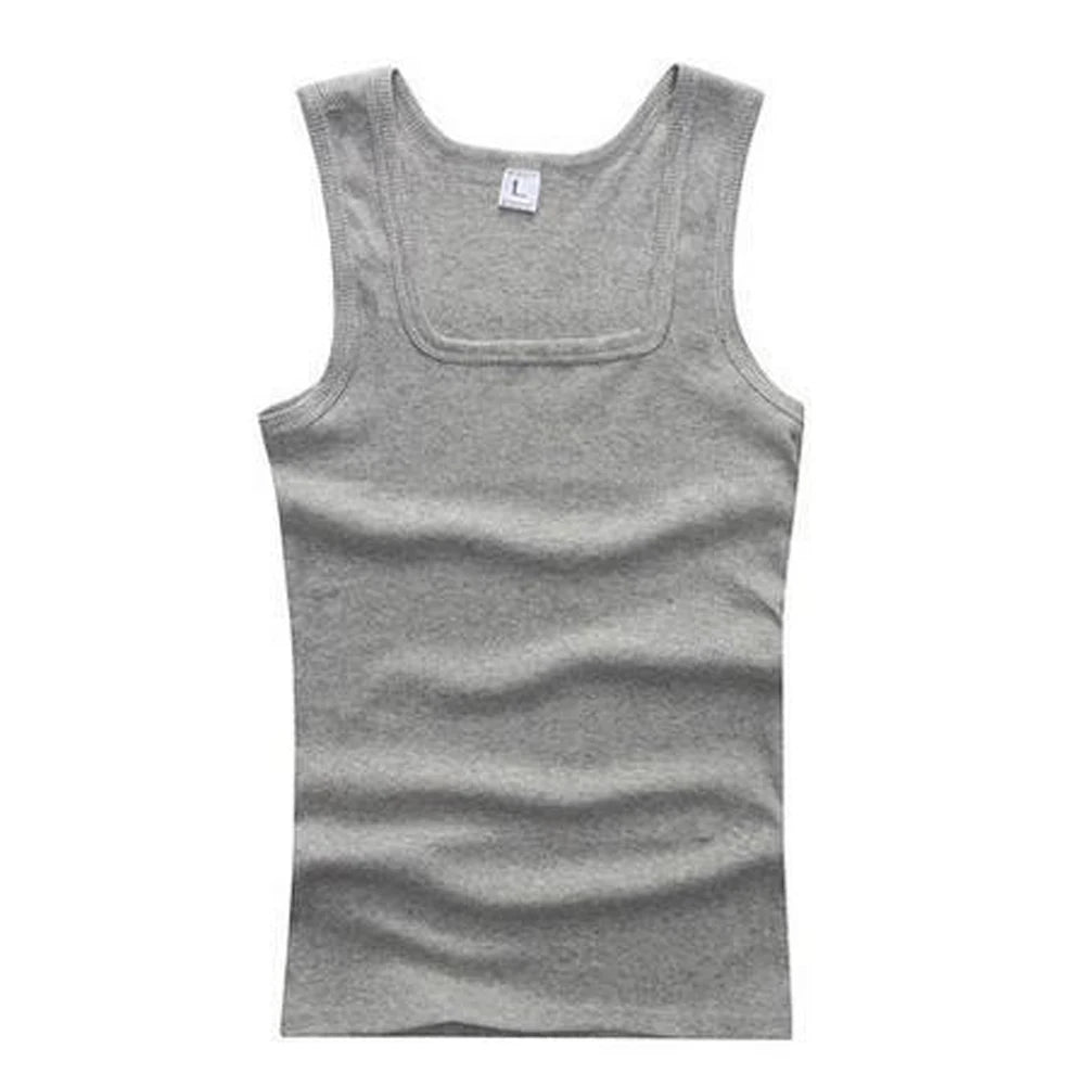 Men Sports Tank Tops Casual Tank Tops Summer Bodybuilding Sleeveless Vest Gym Fitness Slim Casual Undershirt simple Tank Tops