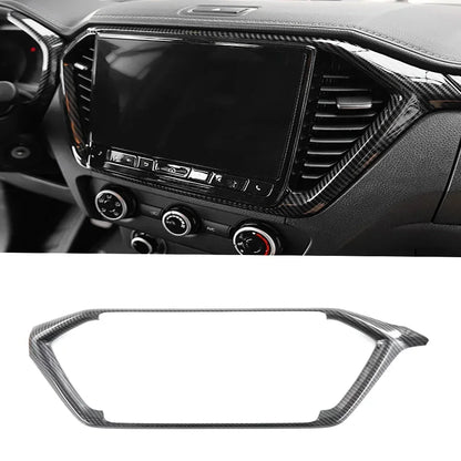 Car Accessories  For Isuzu D-MAX DMAX 2021 2022 ABS Carbon Center Console Window Switch Gear Armrest Box Panel Cover Trim