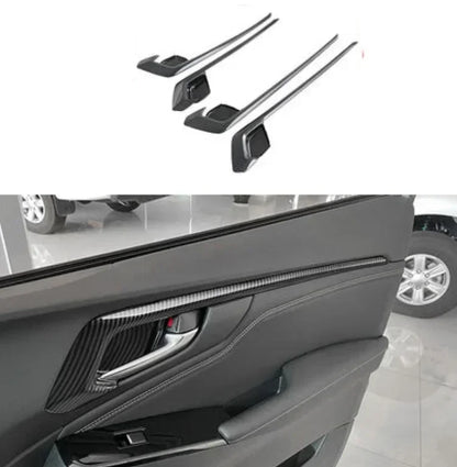 Car Accessories  For Isuzu D-MAX DMAX 2021 2022 ABS Carbon Center Console Window Switch Gear Armrest Box Panel Cover Trim